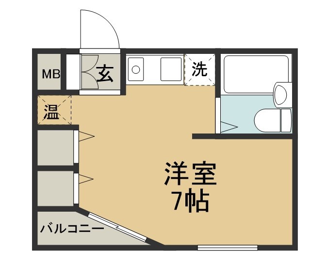 エレガンス宮町 3170号室 間取り