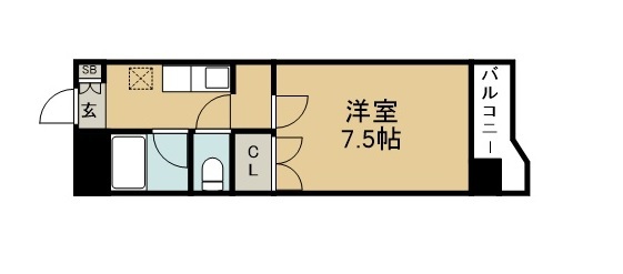 リエス榴岡５丁目 302号室 間取り