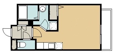 １０８二十人町 703号室 間取り