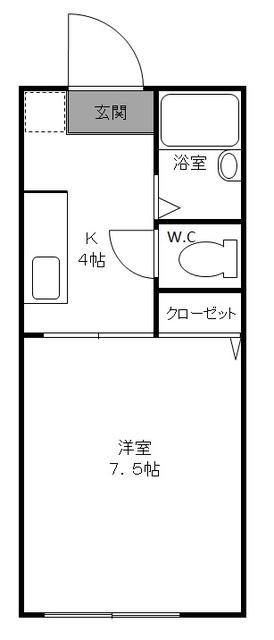 エクセルコート・Ｋ 203号室 間取り