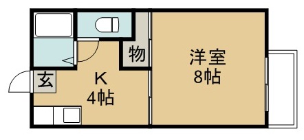 メゾン小田原Ⅱ 203号室 間取り