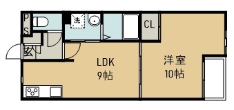 ＩＤＥＡ宮町 103号室 間取り