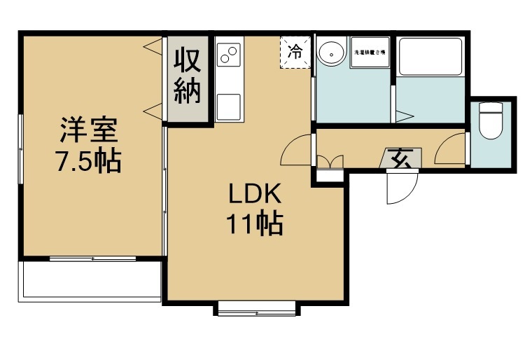 コーポマルジュ 間取り図