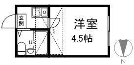 ベルシティ中江 101号室 間取り