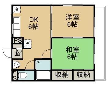 レジデンス宮町 205号室 間取り