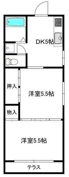 ハイネ國分 間取り図