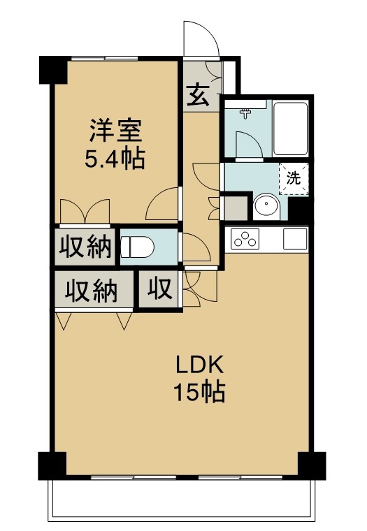フレール仙台泉中央 間取り図