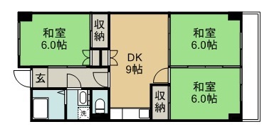 サンシティ・アベ 605号室 間取り