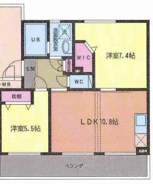 ＫＳ宮千代Ⅱ 間取り図