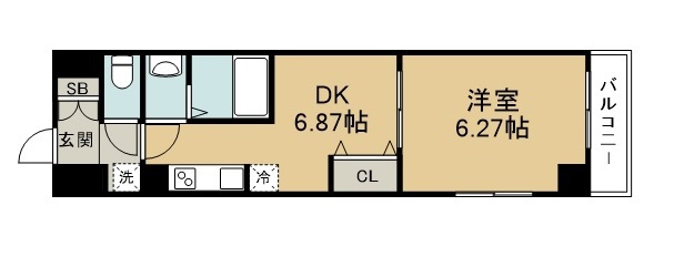 ＣＩＴＹ連坊Ⅶ 間取り図