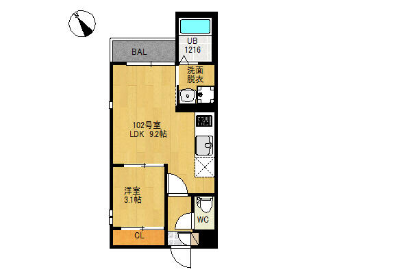 ＧＲＡＮＤＴＩＣＬａＬｕｎａ 間取り図