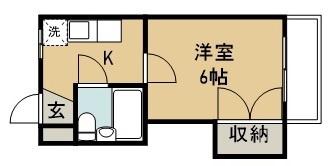 ルグラン高松 203号室 間取り