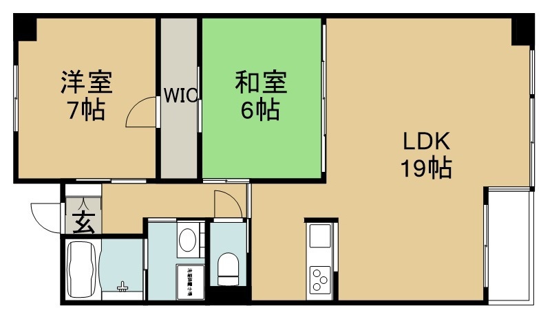 サンクレスト原町 702号室 間取り