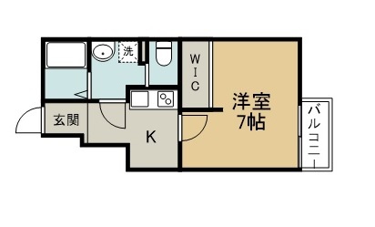 パールフォレスト 102号室 間取り