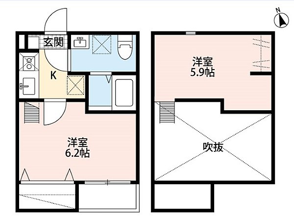 ヴィラージュ小田原 間取り図