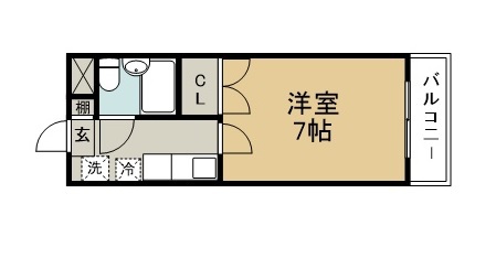 キャピタル志波町 間取り図