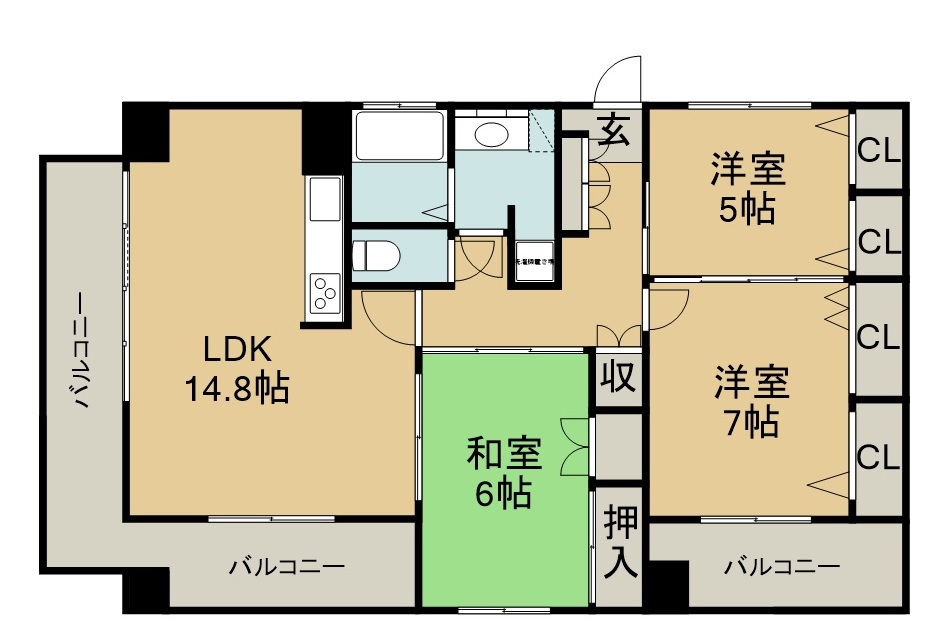 ダンデェリオン 間取り図