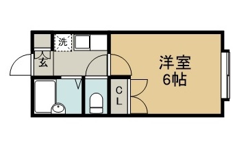 ベルシティ東仙台 303号室 間取り