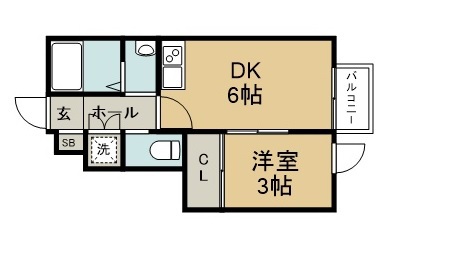 ラスティーズ榴岡公園 間取り図