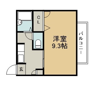 フォレスト通町 101号室 間取り