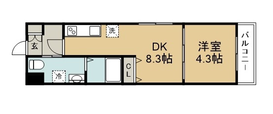 ゴールドムーン 間取り図