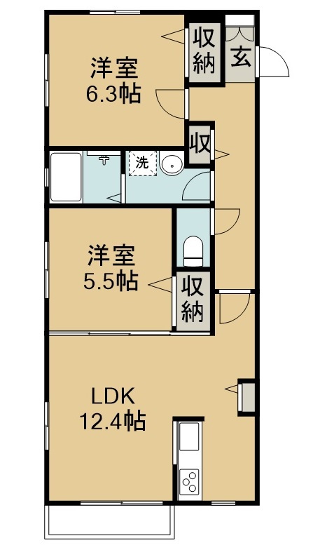 プリメゾンⅠ 間取り図