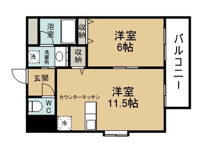 コージーコート五輪 間取り図