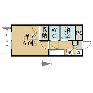 ハイコート白萩 間取り図