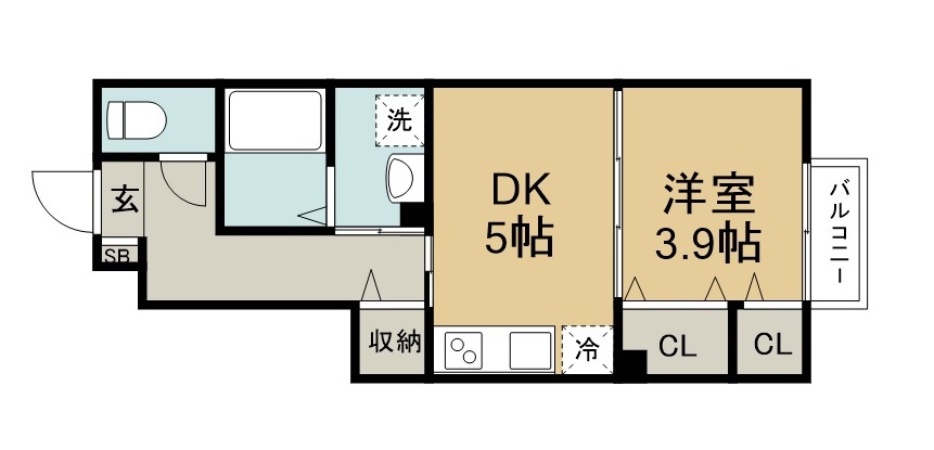 エクシリア東仙台Ⅰ 間取り図