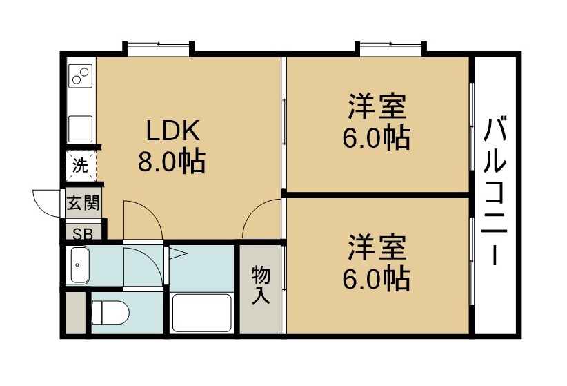 コーポマルジュ 302号室 間取り