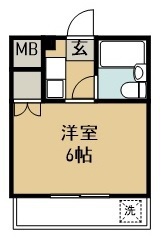 サンライズ苦竹 302号室 間取り