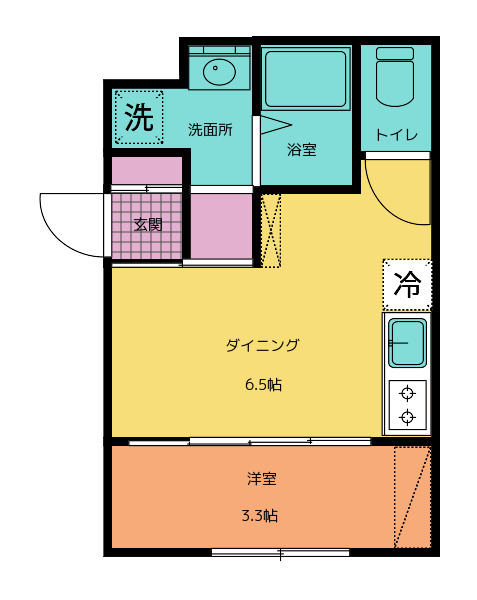あすと五十人町Ⅱ 間取り図