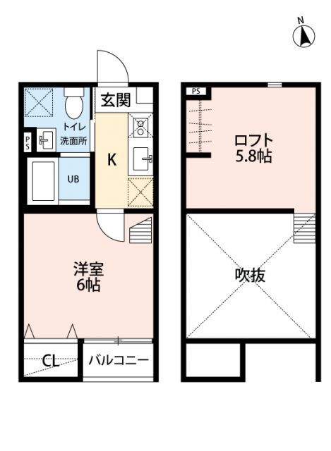 ＣＨＥＥＲＬＩＶＥ仙台宮町 間取り図