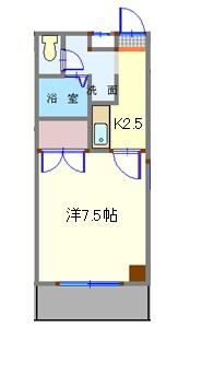 アトリエ８１８ 間取り図