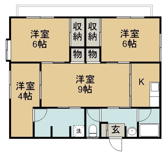 グリーンロードⅡ 202号室 間取り