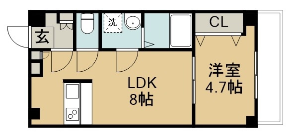 （エアフォルク平成） 503号室 間取り