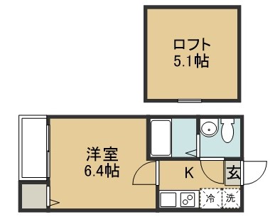 フォレスト長町 103号室 間取り