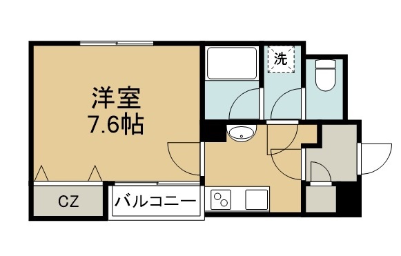 メゾンドシャルマン原町 202号室 間取り