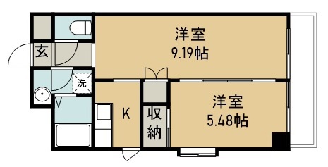ベルメゾン 間取り図