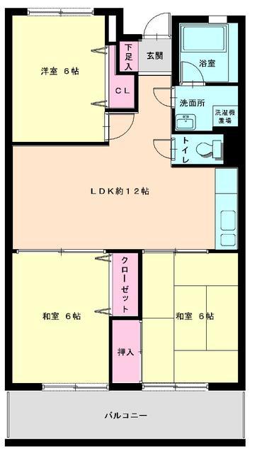 吉田宮町ビル 402号室 間取り