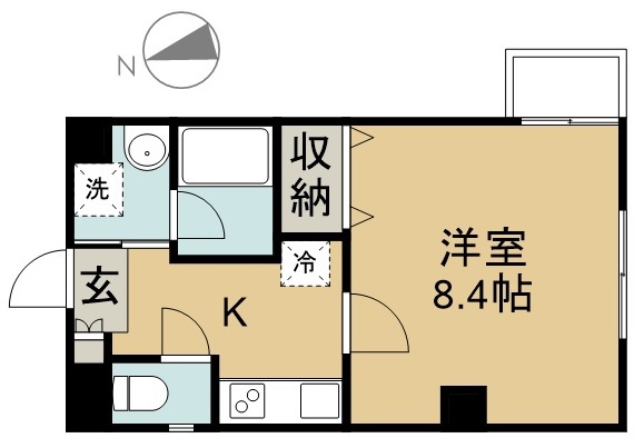 メルベイユ台原 301号室 間取り