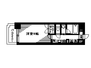 グレイスハイツ新寺 307号室 間取り