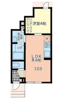 エニーレ新田東 間取り図