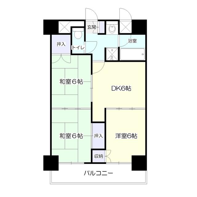 パークハイツ東口 間取り図