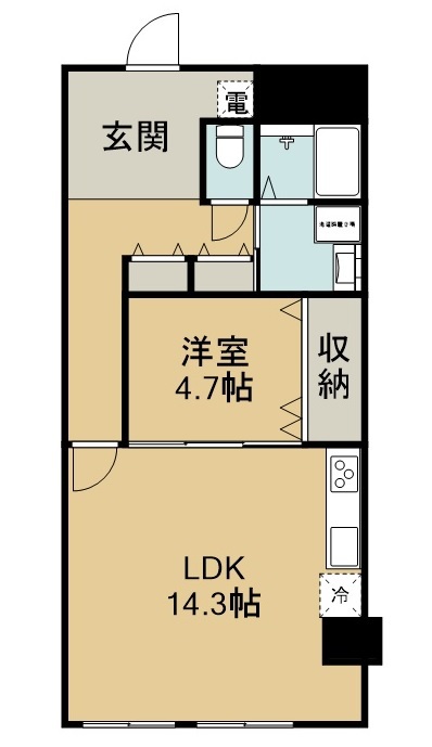 エスパシオ大町 間取り図