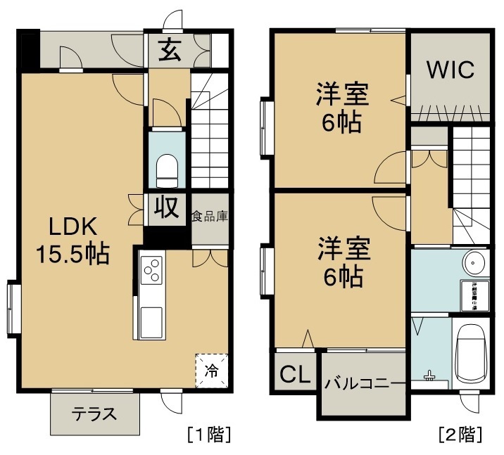 レジデンス・ラシーヌ北仙台 A号室 間取り