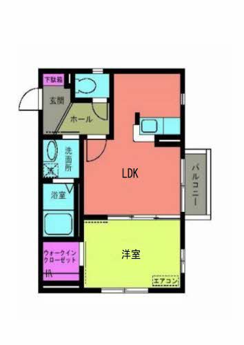 クレストヒルズ二の森 間取り図