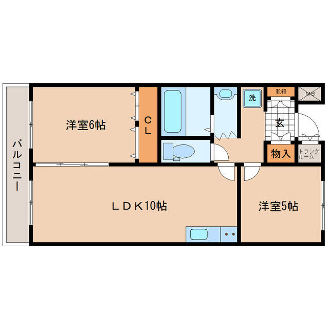 ブエナビスタ東六番丁 間取り図