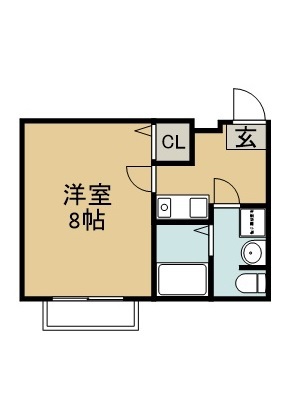 クレアフォーチュン連坊駅前 間取り図