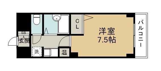 リエス若林 間取り図